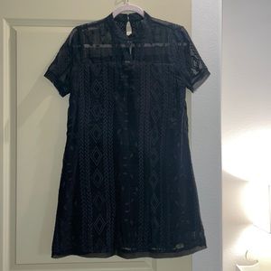 Womens moon river dress black size small